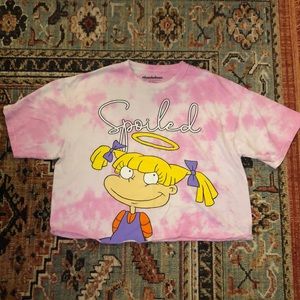 Rugrats Cropped Oversized T Shirt